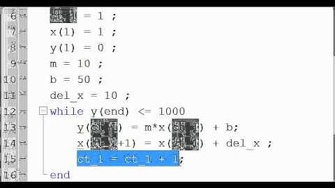 MATLAB while loop part 1