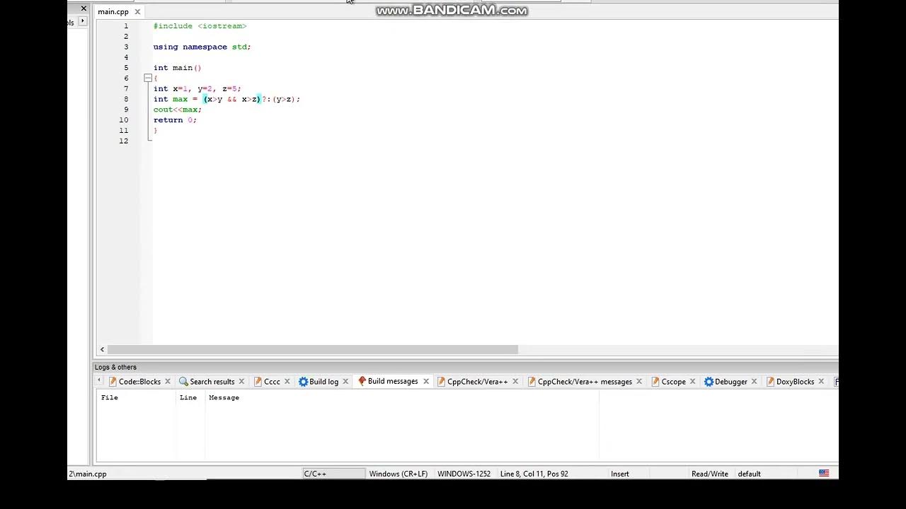 c++ maximum of three numbers - YouTube
