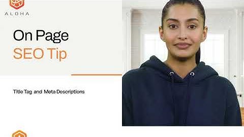 On Page SEO Best Practice: Title tag and meta description