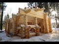 Деревянная элитная баня.Сруб из Кедра в Серпухов 2016