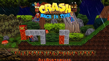 Crash Bandicoot - Back In Time Fangame: Aangepast level: The Raining Mountain door Alebertapella