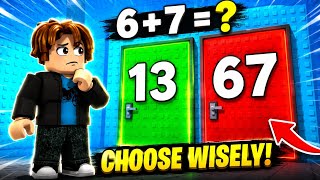 Math quiz mind test Roblox walthroght gameplay video 🔥. #roblox