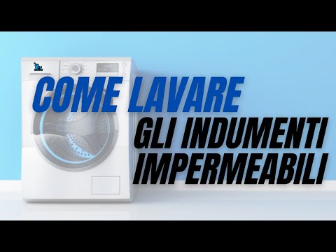 Video: Come Pulire Un Tessuto Impermeabile