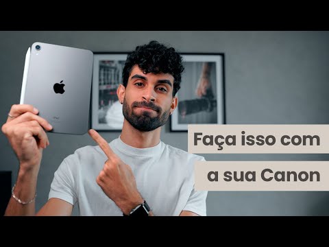 Vídeo: Como eu ligo minha câmera no meu iPad?