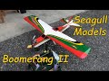 Boomerang ii  seagull 15m wingspan arf sports trainer rc aeroplane with an os fs 52  4stroke