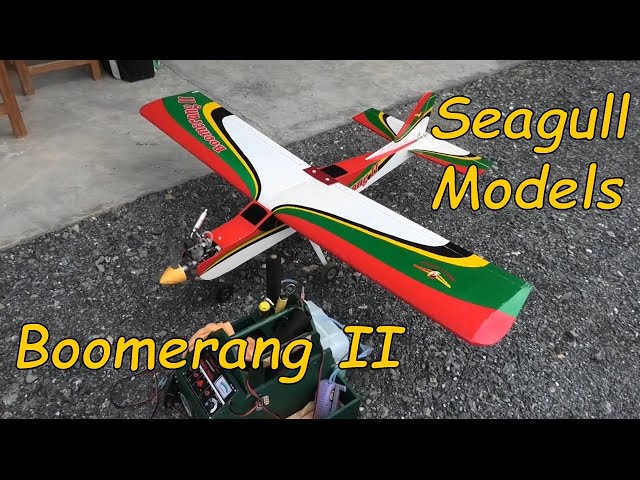 Boomerang II - Seagull 1.5m wingspan ARF Sports Trainer RC aeroplane, with an O.S. FS 52 - 4-stroke. class=