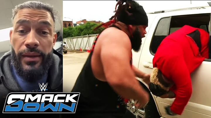 Roman Reigns BREAKS SILENCE After Jacob Fatu's BACKSTAGE ATTACK on Solo Sikoa at SmackDown!