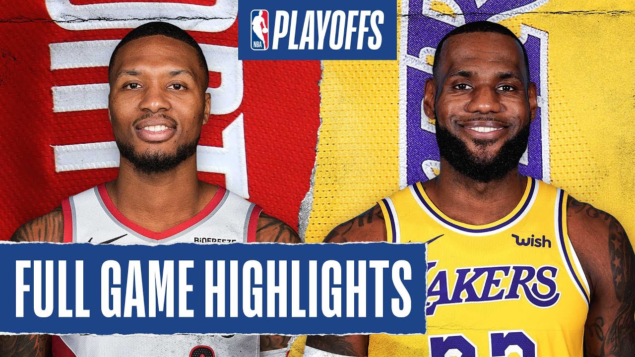 Trail Blazers At Lakers Full Game Highlights August 18 2020 Youtube