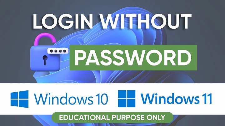 Bypass Windows Login Screen and Login Without Password | Windows 11 | Educational Purpose Only