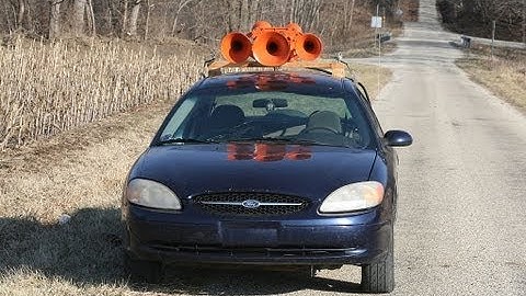 A run by of my Leslie SuperTyfon RS5TF horn