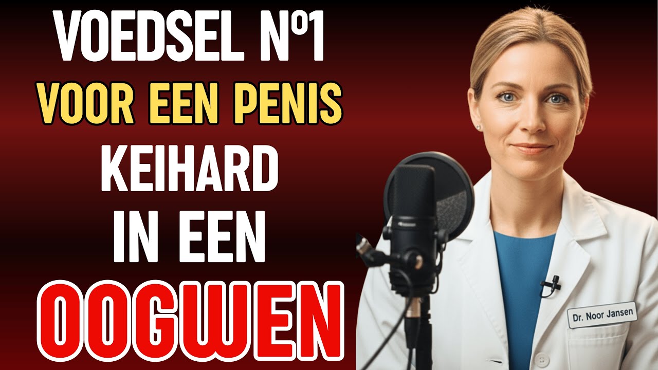 Supervoedsel #1 voor krachtige erecties na 60 jaar | Dr. Noor Jansen