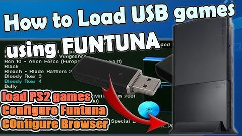 How to Load USB games on the PS2 using Funtuna | All PS2 Models