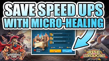 Saving Speed Ups: Micro-Healing Is Even Easier Now - Rise of Kingdoms
