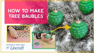 How To Make Christmas Tree Baubles | CHRISTMAS DIY DECORATION