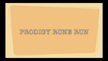 Prodigy Rune Run