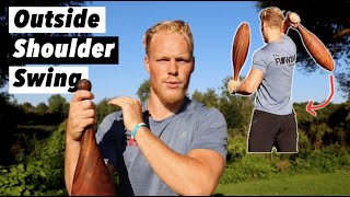 Indian Clubs Education | Outside Shoulder Swing | Outside Mill