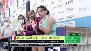 Awc22 - Romain Latouche Celia Hidouche - Dance Free Dance Junior Senior 22052022