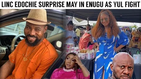 YUL EDOCHIE BROTHER LINC SURPRISE MAY EDOCHIE LIVE IN ENUGU TRADE FAIR