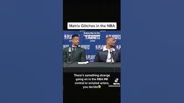 Matrix glitches in the NBA #shorts
