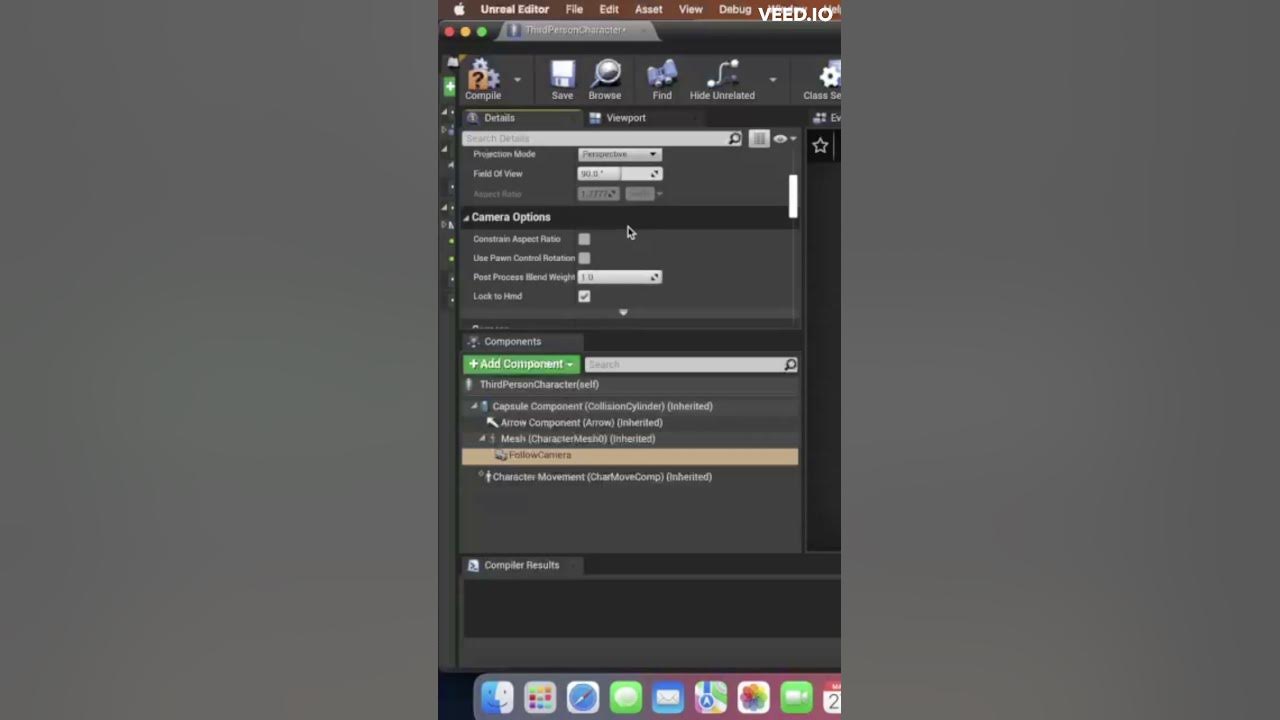 How To Make A True First Person Camera In Under 40 Seconds! UE4 & UE5