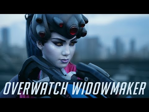 Widowmaker from Overwatch come to life , Cosplay