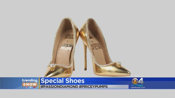 US$20 million heels? World's most expensive shoes are made of solid gold,  with 30 carats of diamonds and a 1576 meteorite