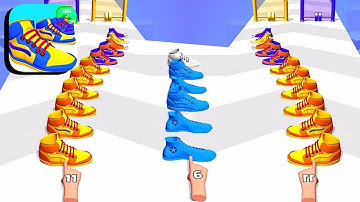 Sneaker Stack 3D ​- All Levels Gameplay Android,ios (Levels 11-12)