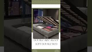 Double Size Sleep: Soft Double Bed | Furniture #shorts screenshot 5