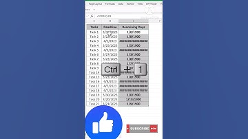 color your deadlines in excel | deadline highlight in excel | #exceltips #exceltricks #excelcourse