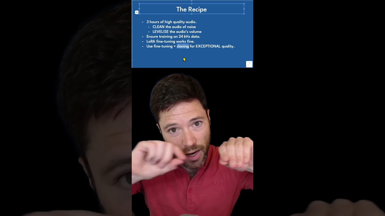 The Recipe for Professional Quality Voice Cloning