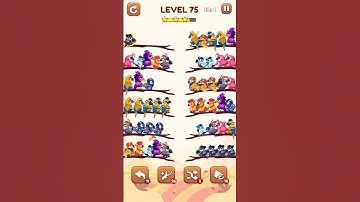 Bird Sort 2: Color Puzzle Level 75 #games #gaming #gameplay