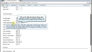 [VoIP] FreePBX - Cấu hình gọi nhóm Conferences