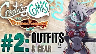 How to Draw Clothing, Gear, and Weapons - Drawing the Dreamkeepers Way screenshot 4