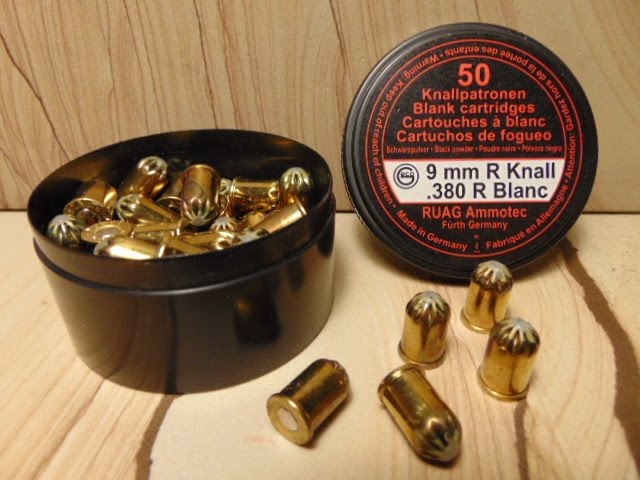 Test des munitions à blanc 9 mm PA Knall de Geco