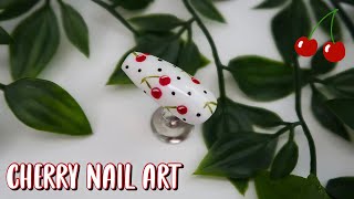 Cherry Gel Nail Tutorial | Nail Art | The Gel Bottle