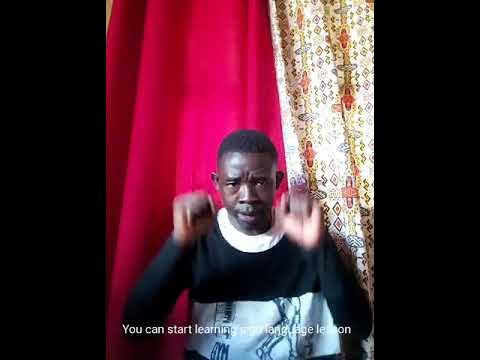 Cameroonian Sign Language - YouTube