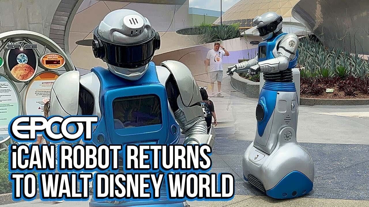 Begrænse afhængige Distraktion iCan Robot Returns to Walt Disney World at EPCOT - YouTube