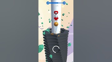 Stickman  stack ball ASMR Lvl 128. #gameplay #android #fun