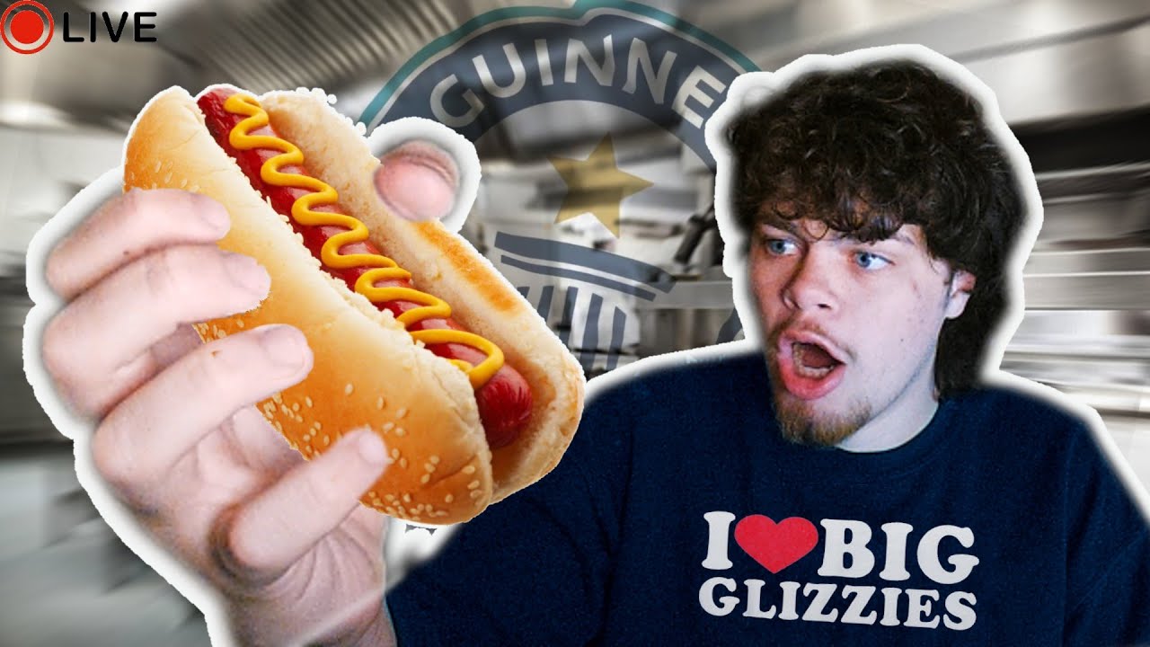 I ATE 24 HOT DOGS WHILE STREAMING (insane...)