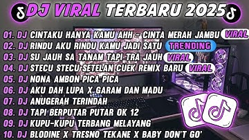DJ TIKTOK TERBARU 2025-🎵DJ CINTAKU HANYA KAMU AHH - CINTA MERAH JAMBU 🎵DJ RINDU AKU RINDU KAMU