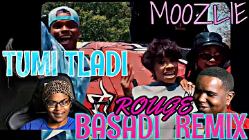 TUMI TLADI FT ROUGE & MOOZLIE - BASADI REMIX (OFFICIAL MUSIC VIDEO) | REACTION