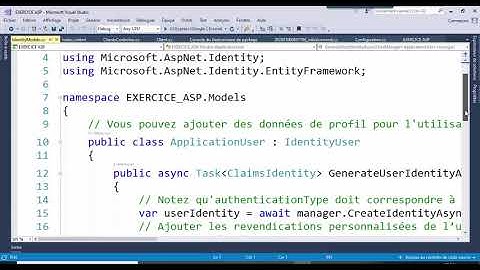 ASP MVC cours 1: Affichage, ajout, modification et suppression des données