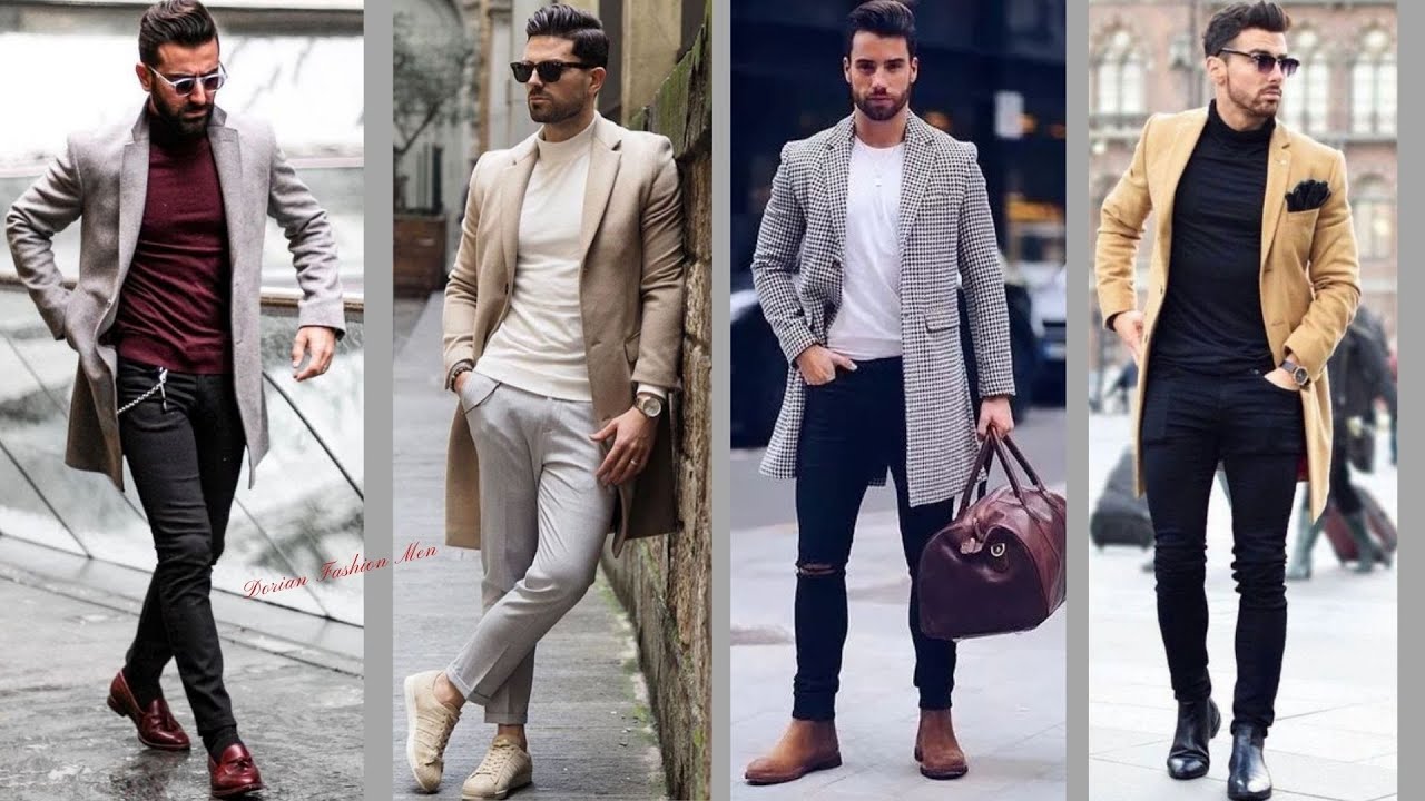 OVERCOAT OUTFIT MENS/Traje de para hombre - YouTube