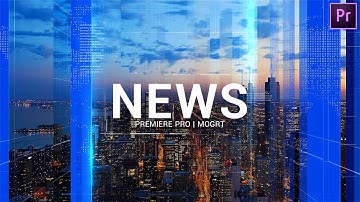 Promo News for Premiere Pro | MOGRT [ perfect for TV Channel Design or Conference Intro ]