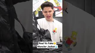 Real Vs Fake Moncler Jacket🤔 #shorts