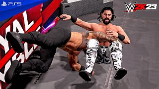 WWE 2K23 - Reigns vs Rollins vs Lesnar vs Cena vs Orton vs Rock vs Punk vs Cody - Elimination Match
