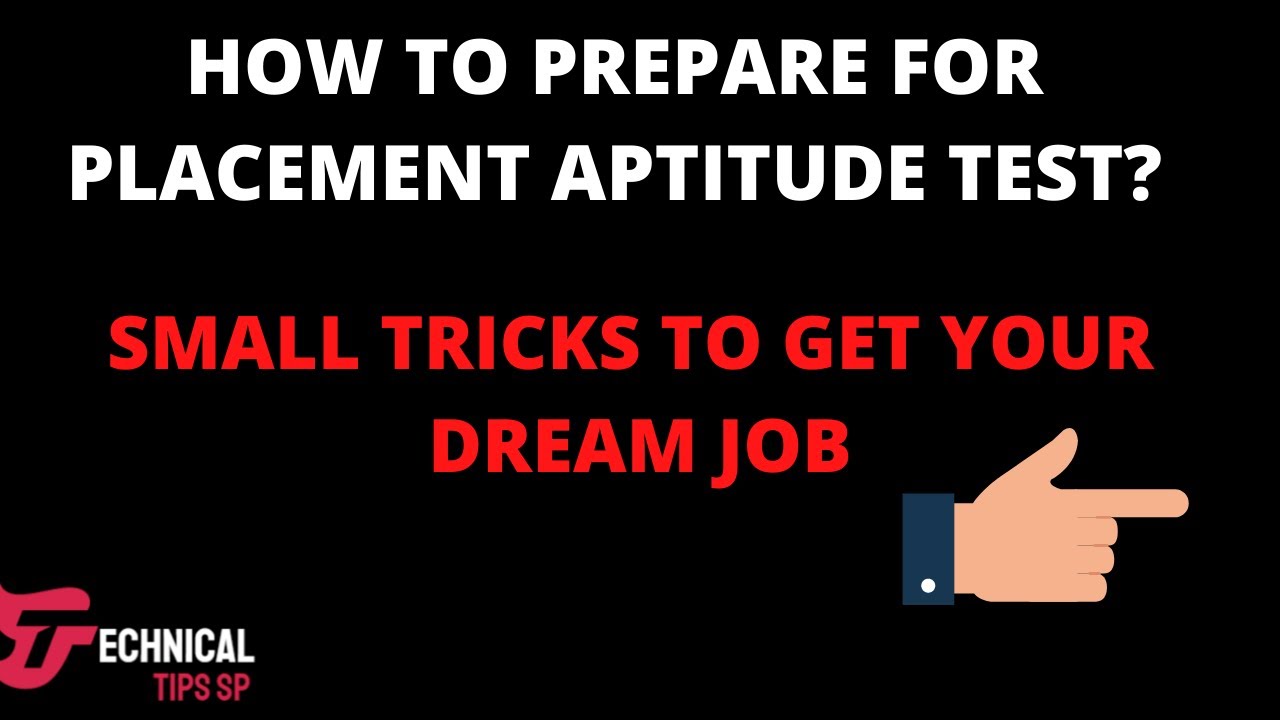 HOW TO PREPARE FOR PLACEMENT APTITUDE TEST YouTube