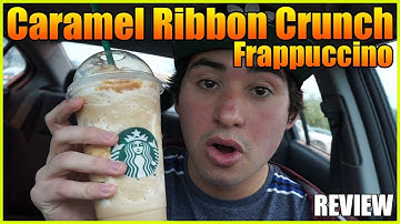 STARBUCKS Caramel Ribbon Crunch Frappuccino REVIEW