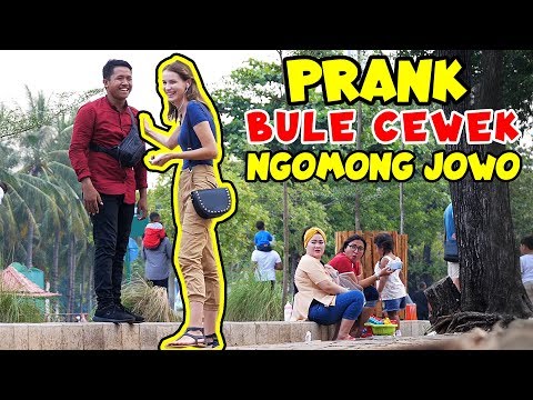 PRANK BULE CEWEK CANTIK NGOMONG JOWO feat. Mba Tina Bule!