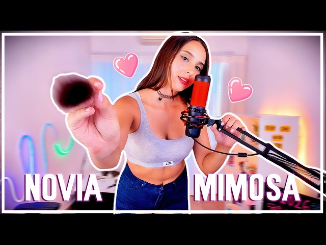 ASMR ROLEPLAY Mimosa Girlfriend - Lots of cuddles and caresses to SLEEP 😴